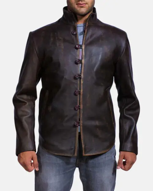 Sutherland Brown Leather Jacket